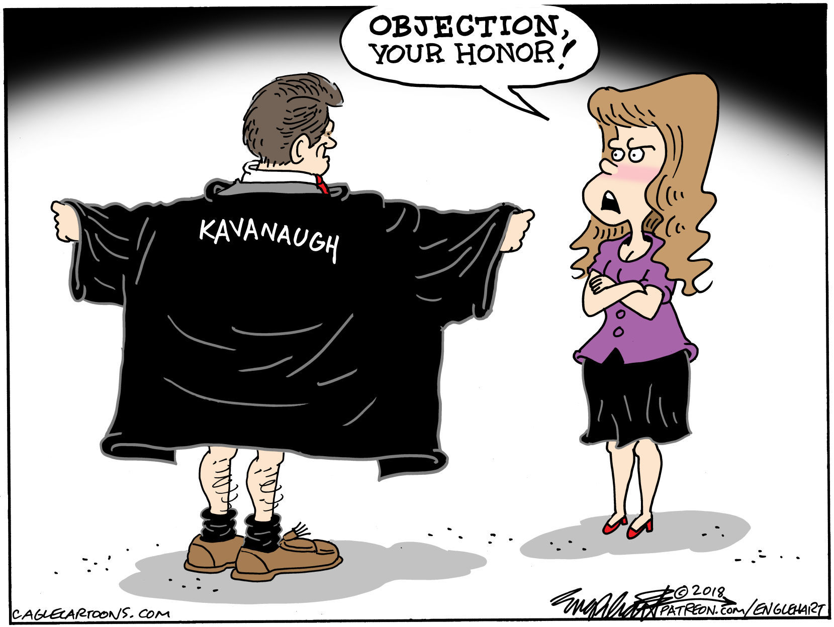 Kavanaugh confirmation cartoon